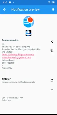 Notification History Log android App screenshot 4